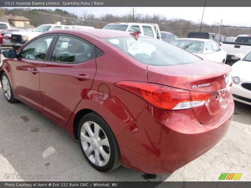 Sparkling Ruby / Black 2013 Hyundai Elantra Limited