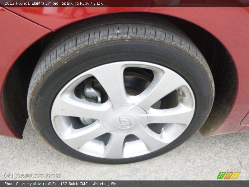 Sparkling Ruby / Black 2013 Hyundai Elantra Limited
