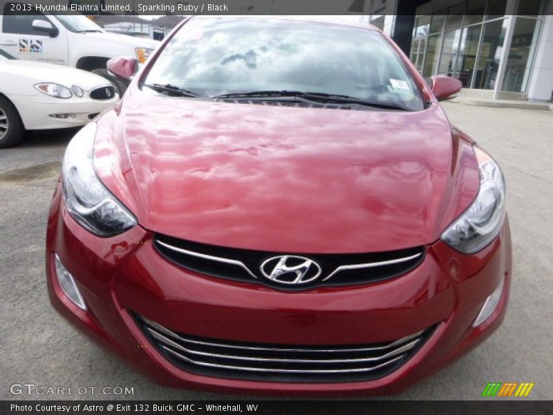 Sparkling Ruby / Black 2013 Hyundai Elantra Limited