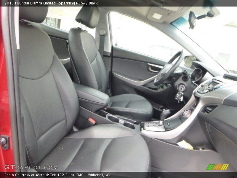 Sparkling Ruby / Black 2013 Hyundai Elantra Limited