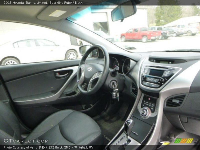 Sparkling Ruby / Black 2013 Hyundai Elantra Limited