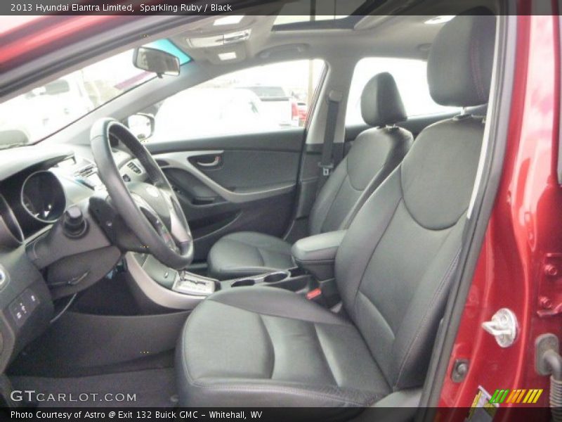 Sparkling Ruby / Black 2013 Hyundai Elantra Limited