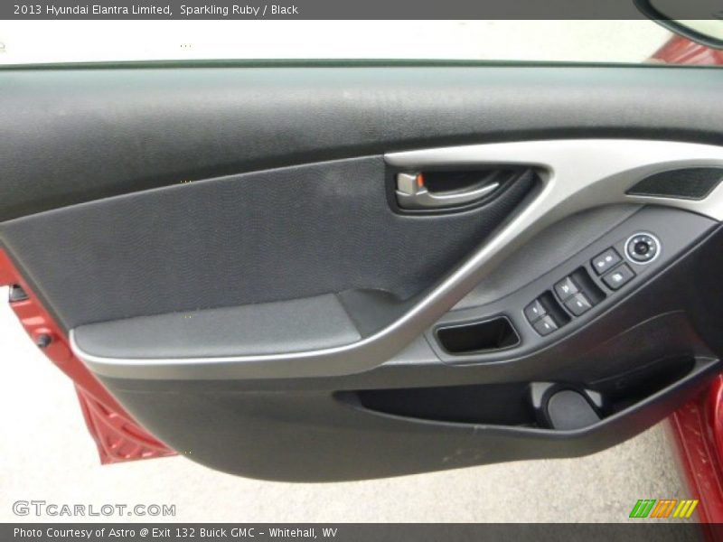 Sparkling Ruby / Black 2013 Hyundai Elantra Limited