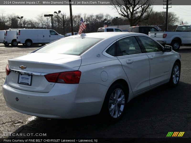 White Diamond Tricoat / Jet Black/Dark Titanium 2014 Chevrolet Impala LT