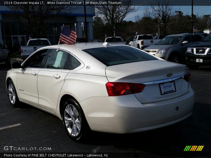 White Diamond Tricoat / Jet Black/Dark Titanium 2014 Chevrolet Impala LT