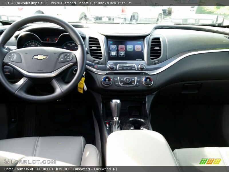 White Diamond Tricoat / Jet Black/Dark Titanium 2014 Chevrolet Impala LT