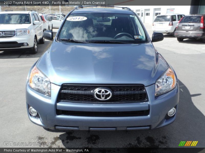 Pacific Blue Metallic / Dark Charcoal 2012 Toyota RAV4 Sport 4WD