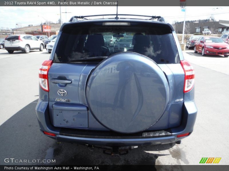 Pacific Blue Metallic / Dark Charcoal 2012 Toyota RAV4 Sport 4WD