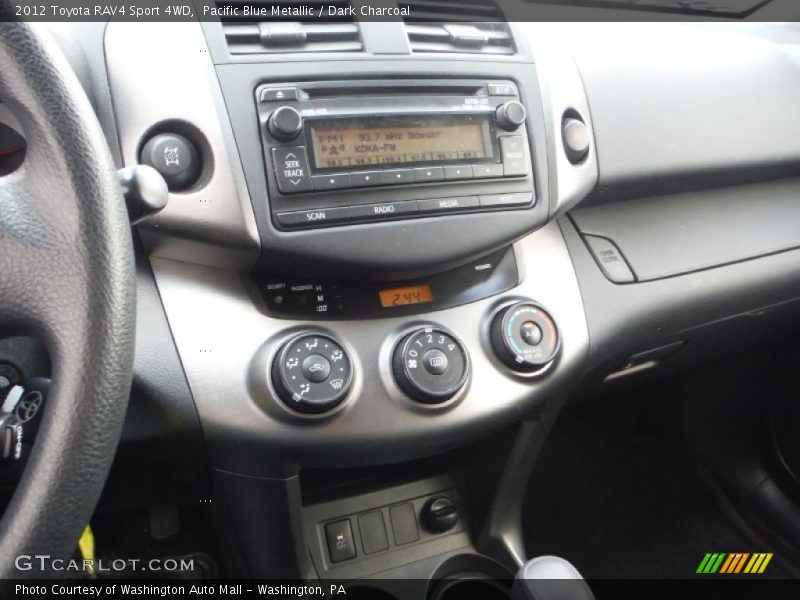 Pacific Blue Metallic / Dark Charcoal 2012 Toyota RAV4 Sport 4WD