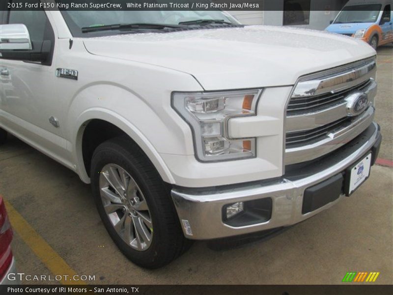 White Platinum Tricoat / King Ranch Java/Mesa 2015 Ford F150 King Ranch SuperCrew
