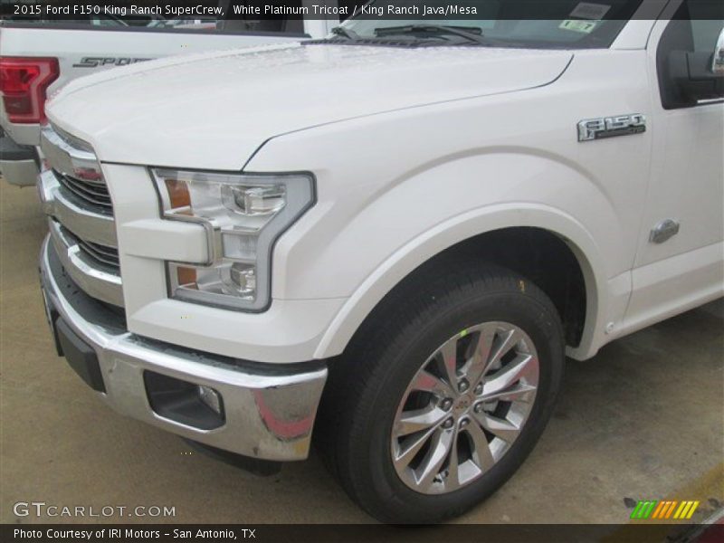 White Platinum Tricoat / King Ranch Java/Mesa 2015 Ford F150 King Ranch SuperCrew