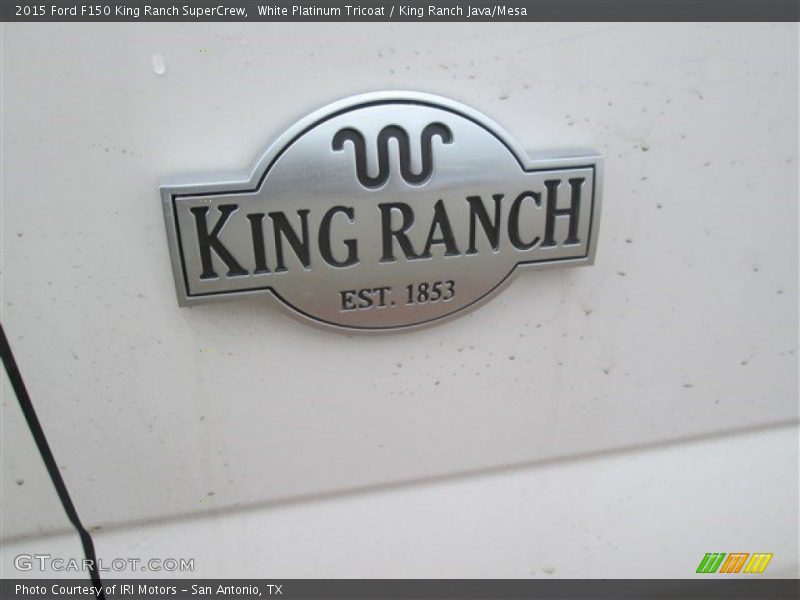 White Platinum Tricoat / King Ranch Java/Mesa 2015 Ford F150 King Ranch SuperCrew