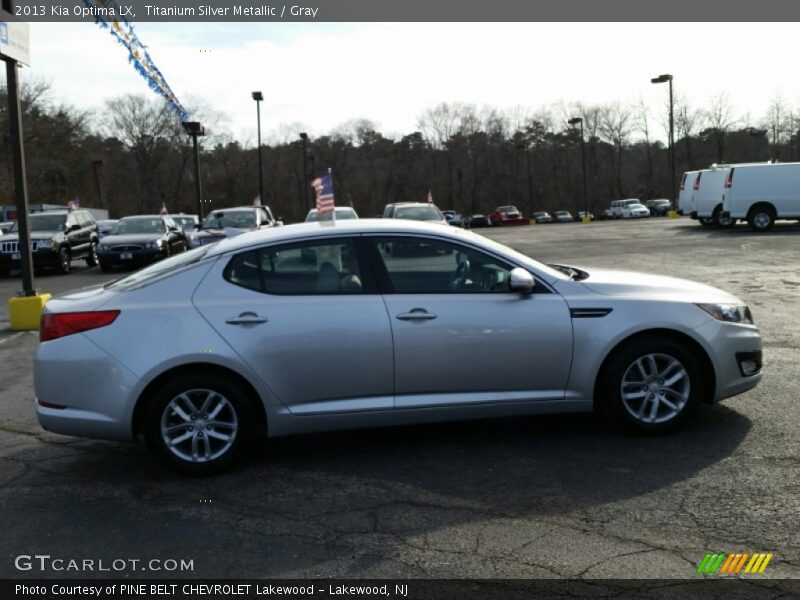 Titanium Silver Metallic / Gray 2013 Kia Optima LX