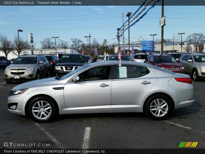 Titanium Silver Metallic / Gray 2013 Kia Optima LX