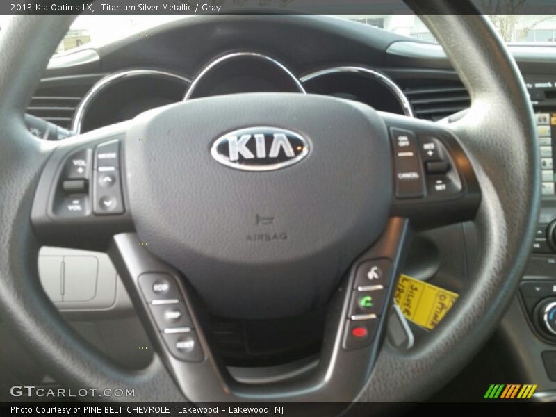 Titanium Silver Metallic / Gray 2013 Kia Optima LX