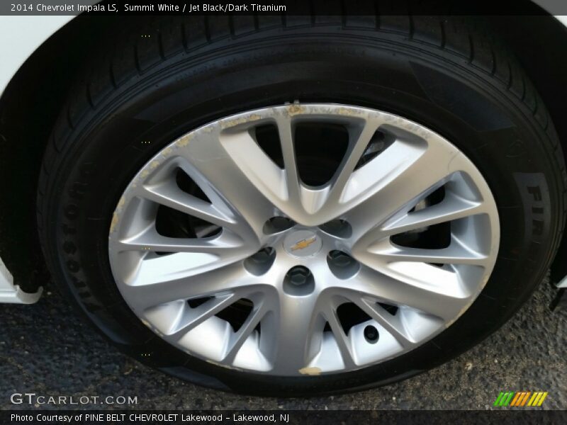 Summit White / Jet Black/Dark Titanium 2014 Chevrolet Impala LS