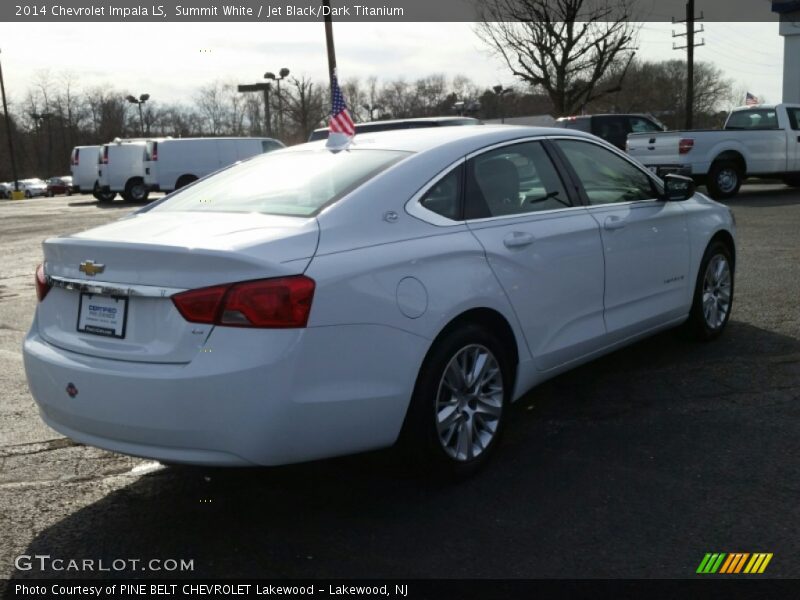 Summit White / Jet Black/Dark Titanium 2014 Chevrolet Impala LS