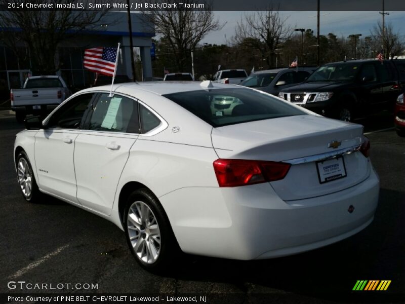Summit White / Jet Black/Dark Titanium 2014 Chevrolet Impala LS