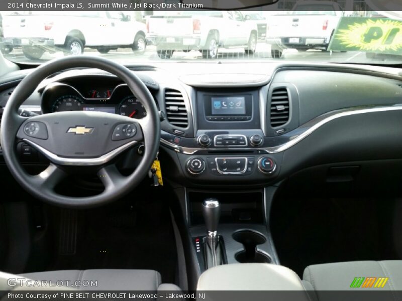 Summit White / Jet Black/Dark Titanium 2014 Chevrolet Impala LS