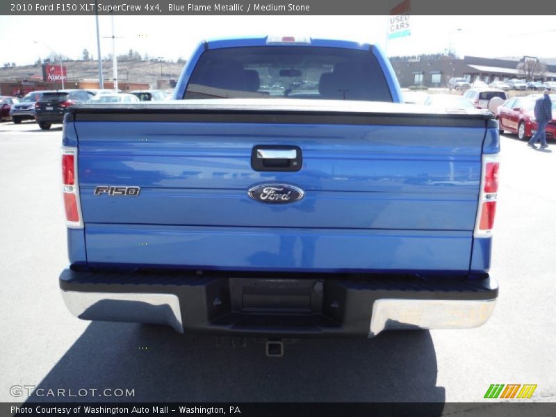Blue Flame Metallic / Medium Stone 2010 Ford F150 XLT SuperCrew 4x4