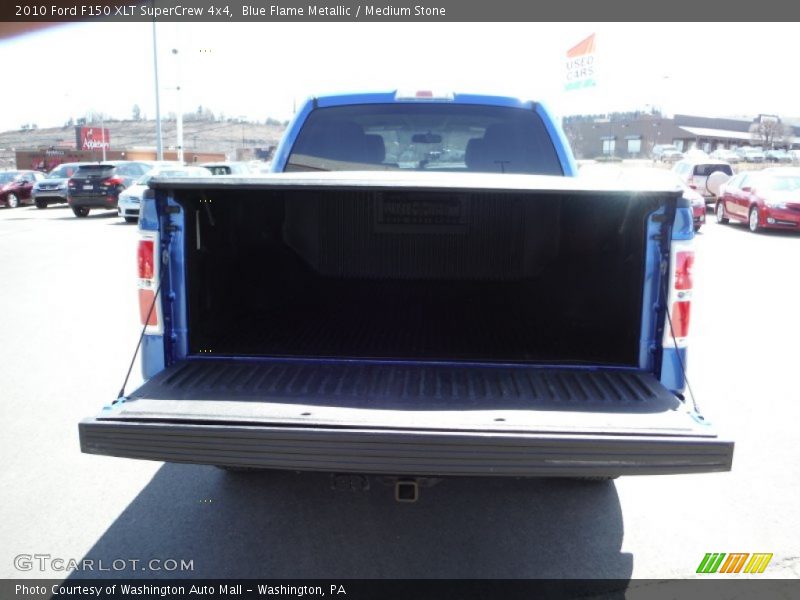 Blue Flame Metallic / Medium Stone 2010 Ford F150 XLT SuperCrew 4x4