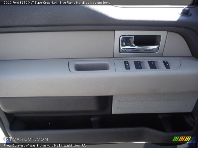 Blue Flame Metallic / Medium Stone 2010 Ford F150 XLT SuperCrew 4x4