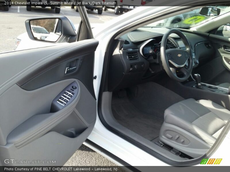 Summit White / Jet Black/Dark Titanium 2014 Chevrolet Impala LS