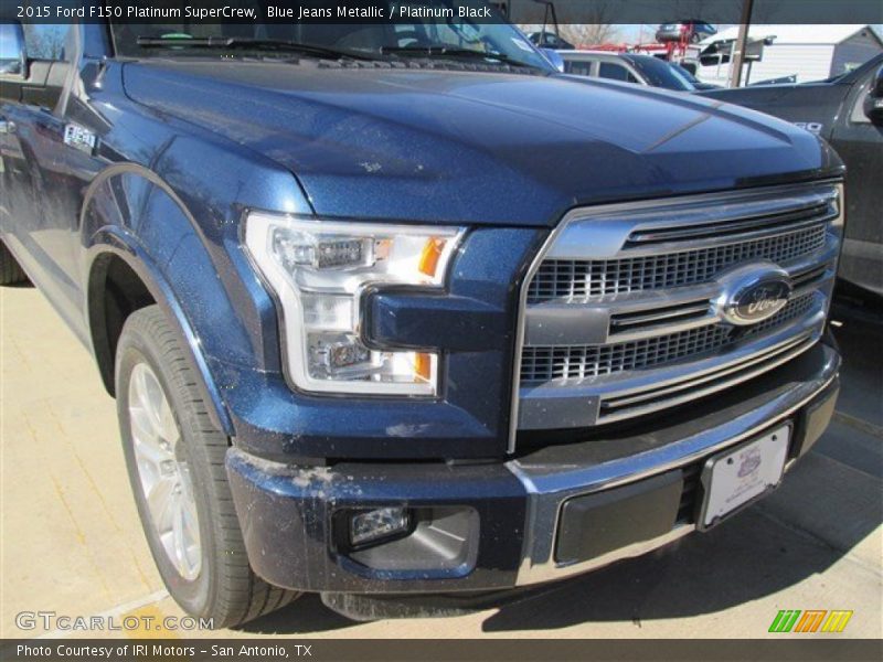 Blue Jeans Metallic / Platinum Black 2015 Ford F150 Platinum SuperCrew
