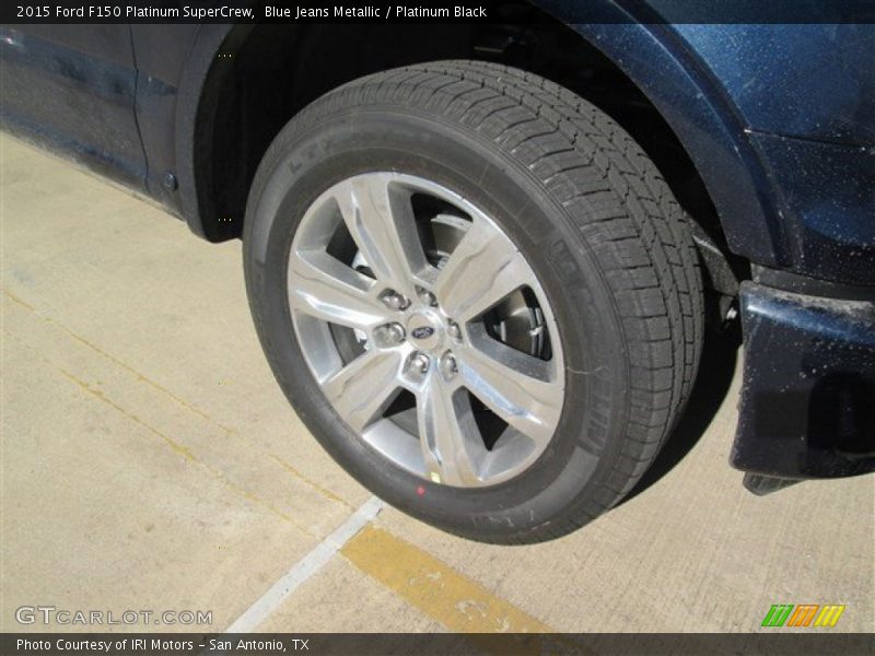 Blue Jeans Metallic / Platinum Black 2015 Ford F150 Platinum SuperCrew