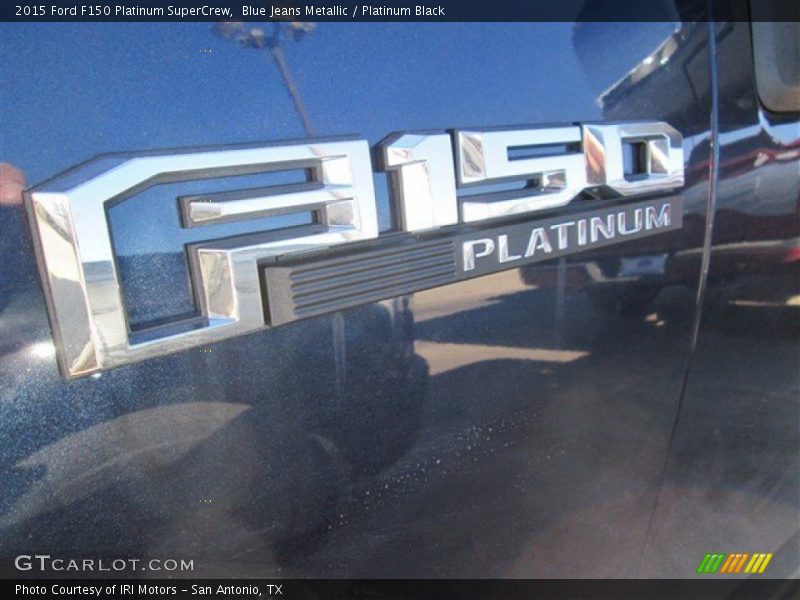Blue Jeans Metallic / Platinum Black 2015 Ford F150 Platinum SuperCrew