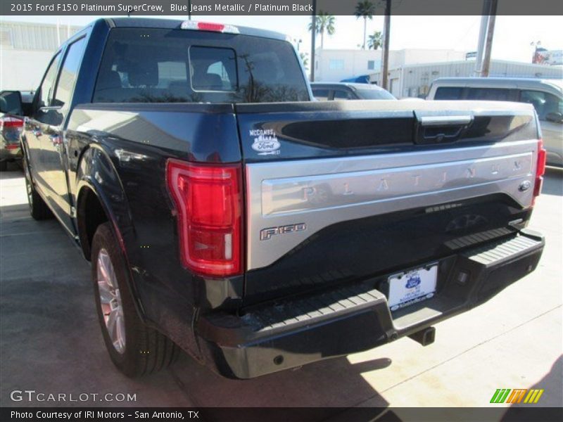 Blue Jeans Metallic / Platinum Black 2015 Ford F150 Platinum SuperCrew