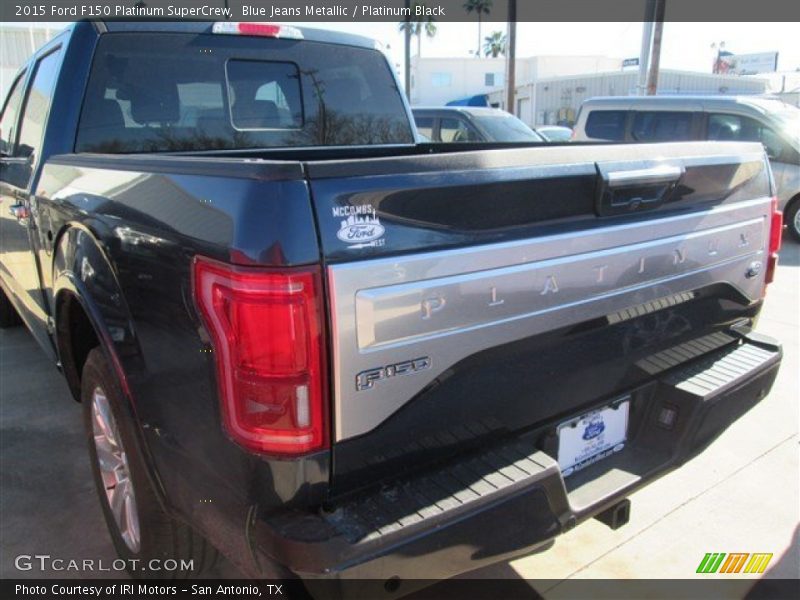 Blue Jeans Metallic / Platinum Black 2015 Ford F150 Platinum SuperCrew
