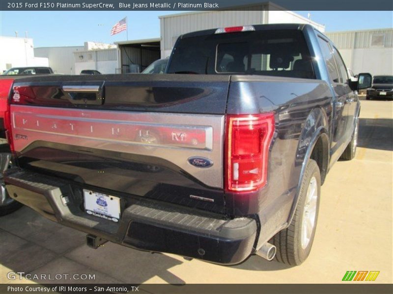 Blue Jeans Metallic / Platinum Black 2015 Ford F150 Platinum SuperCrew