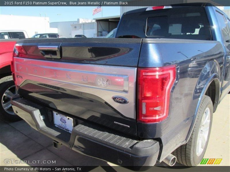 Blue Jeans Metallic / Platinum Black 2015 Ford F150 Platinum SuperCrew