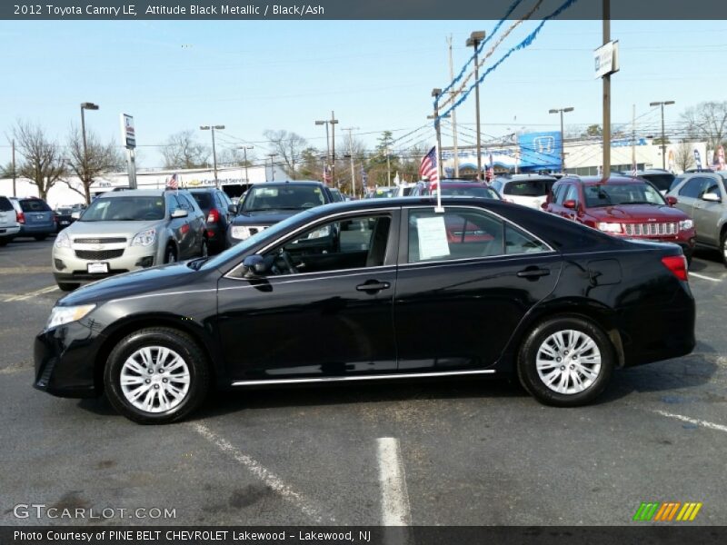 Attitude Black Metallic / Black/Ash 2012 Toyota Camry LE