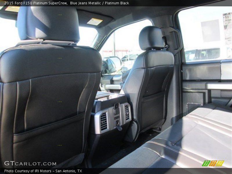 Blue Jeans Metallic / Platinum Black 2015 Ford F150 Platinum SuperCrew