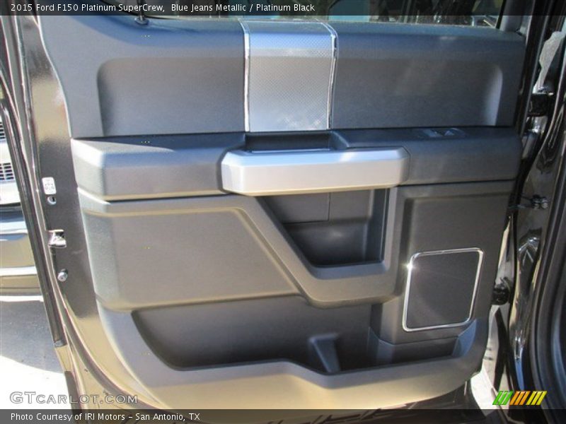 Blue Jeans Metallic / Platinum Black 2015 Ford F150 Platinum SuperCrew