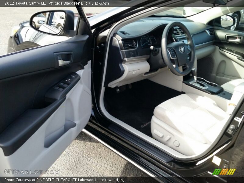 Attitude Black Metallic / Black/Ash 2012 Toyota Camry LE