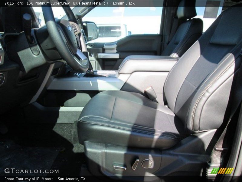 Blue Jeans Metallic / Platinum Black 2015 Ford F150 Platinum SuperCrew