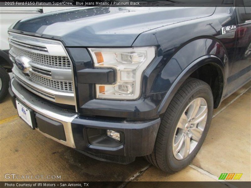 Blue Jeans Metallic / Platinum Black 2015 Ford F150 Platinum SuperCrew