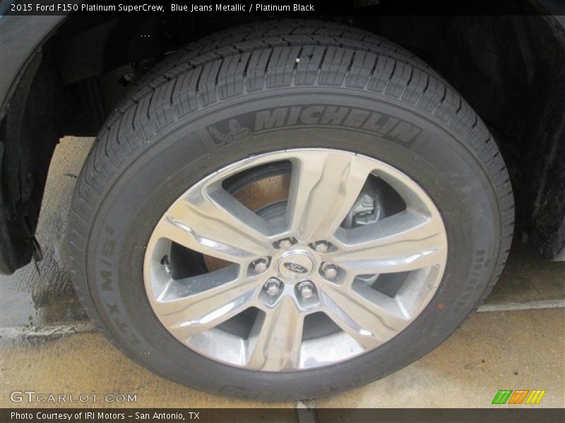 Blue Jeans Metallic / Platinum Black 2015 Ford F150 Platinum SuperCrew