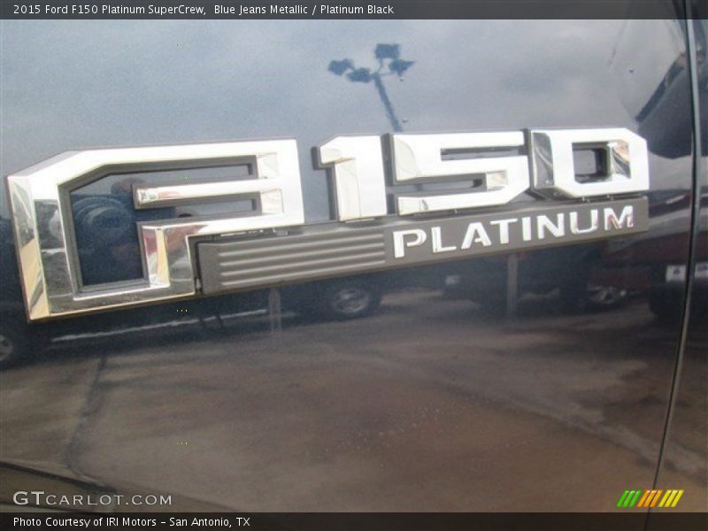Blue Jeans Metallic / Platinum Black 2015 Ford F150 Platinum SuperCrew