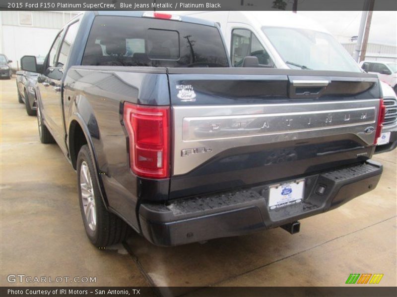Blue Jeans Metallic / Platinum Black 2015 Ford F150 Platinum SuperCrew