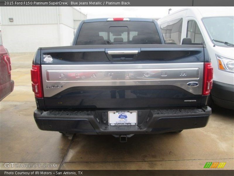 Blue Jeans Metallic / Platinum Black 2015 Ford F150 Platinum SuperCrew