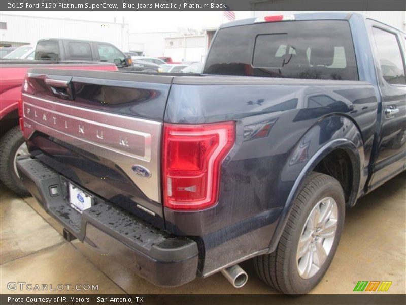Blue Jeans Metallic / Platinum Black 2015 Ford F150 Platinum SuperCrew