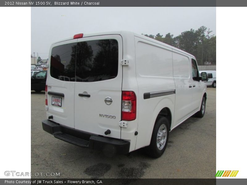 Blizzard White / Charcoal 2012 Nissan NV 1500 SV