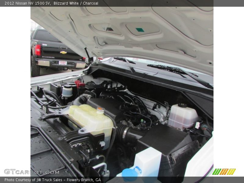 Blizzard White / Charcoal 2012 Nissan NV 1500 SV