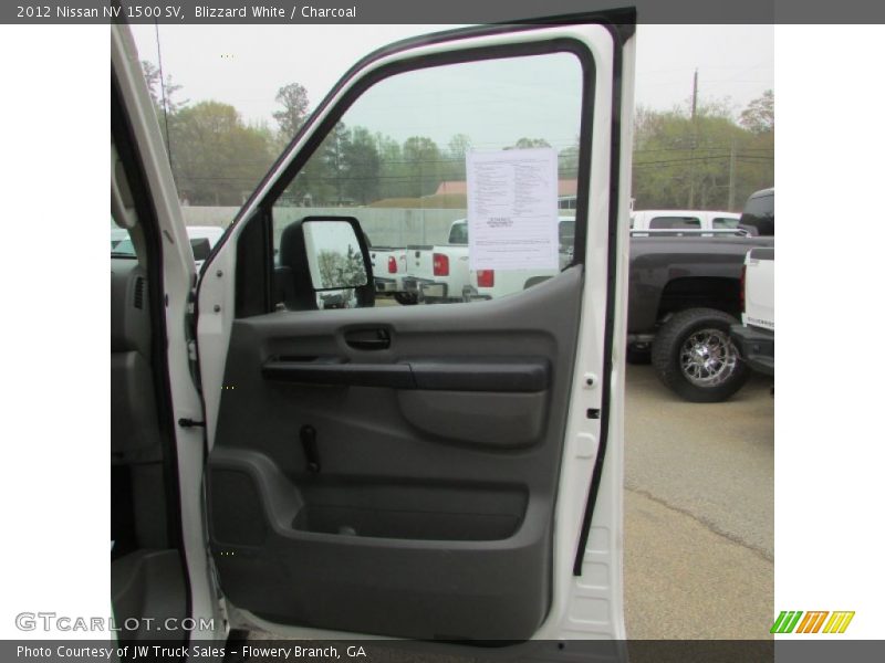 Blizzard White / Charcoal 2012 Nissan NV 1500 SV