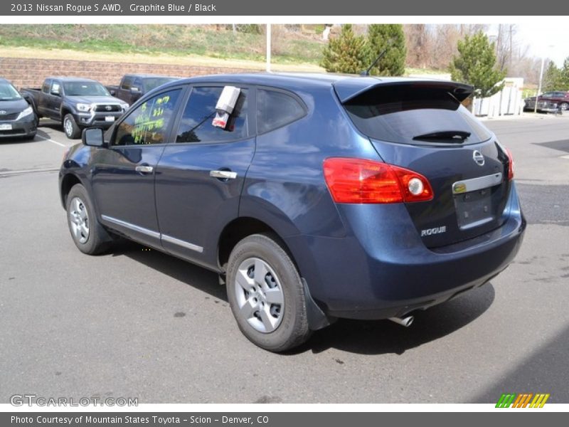 Graphite Blue / Black 2013 Nissan Rogue S AWD