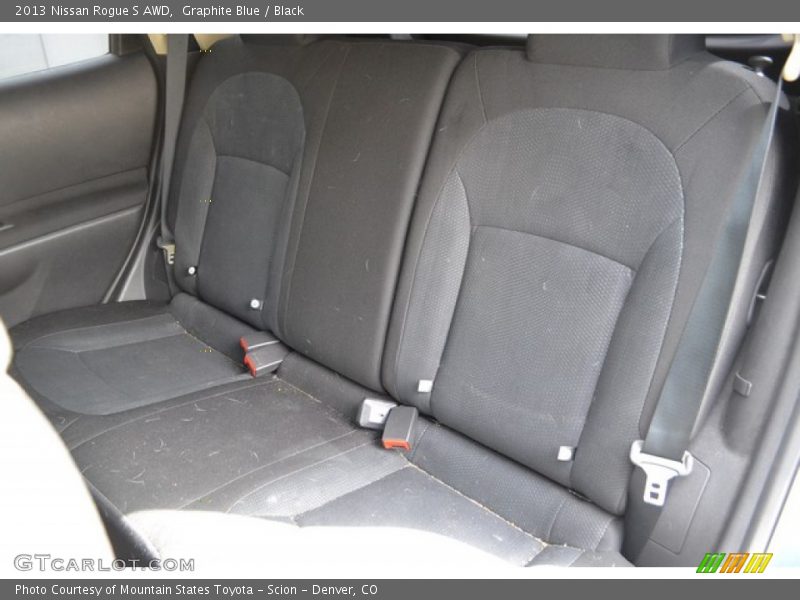 Graphite Blue / Black 2013 Nissan Rogue S AWD